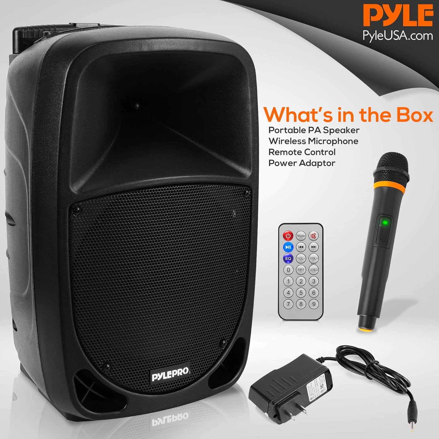 1000W Portable Bluetooth PA Speaker with UHF Wireless Microphone I18180