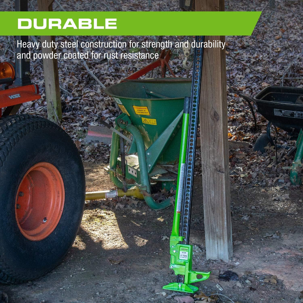 60-Inch Heavy Duty Farm Jack with Ratcheting Design P822215