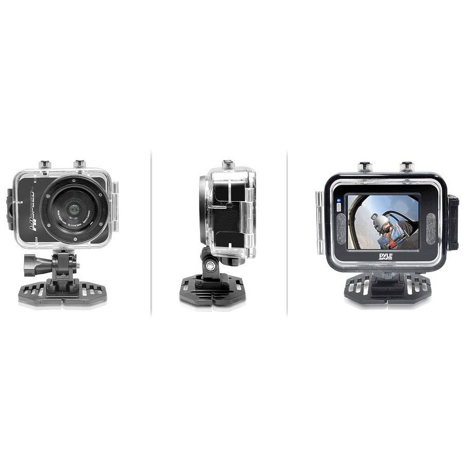12.0 Megapixel 1080p Action Camera with 2.4 Touchscreen (Black) Z1161