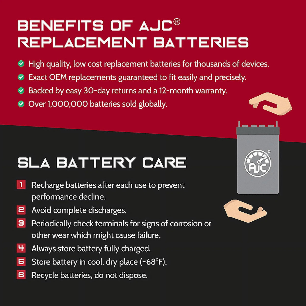 6V 12Ah Ride-On Toy Battery G557034