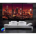 Large 30x60 inch 3 Panels Art Canvas Print Skyline H221