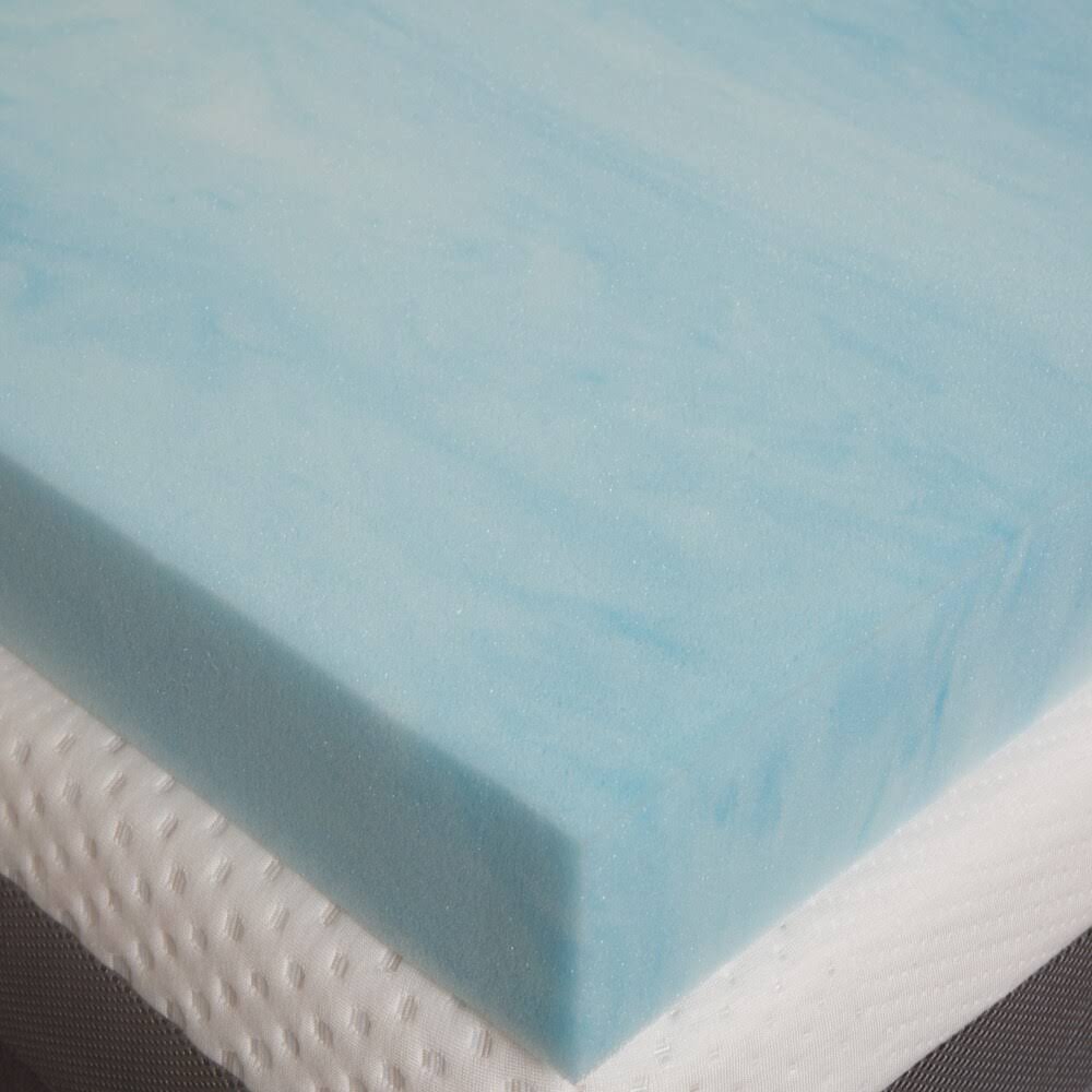 3-Inch Gel Memory Foam Mattress Topper with Egyptian Cotton Cover R594675