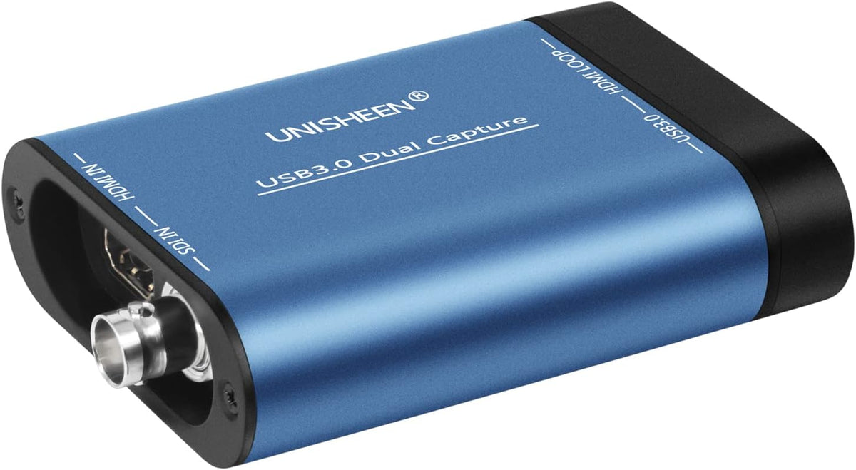 USB 3.0 HDMI SDI Dual Input Capture Card Video Grabber Converter M824345