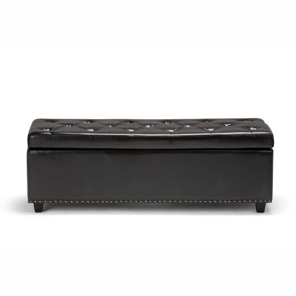 Stone Grey Rectangle Storage Ottoman M373705