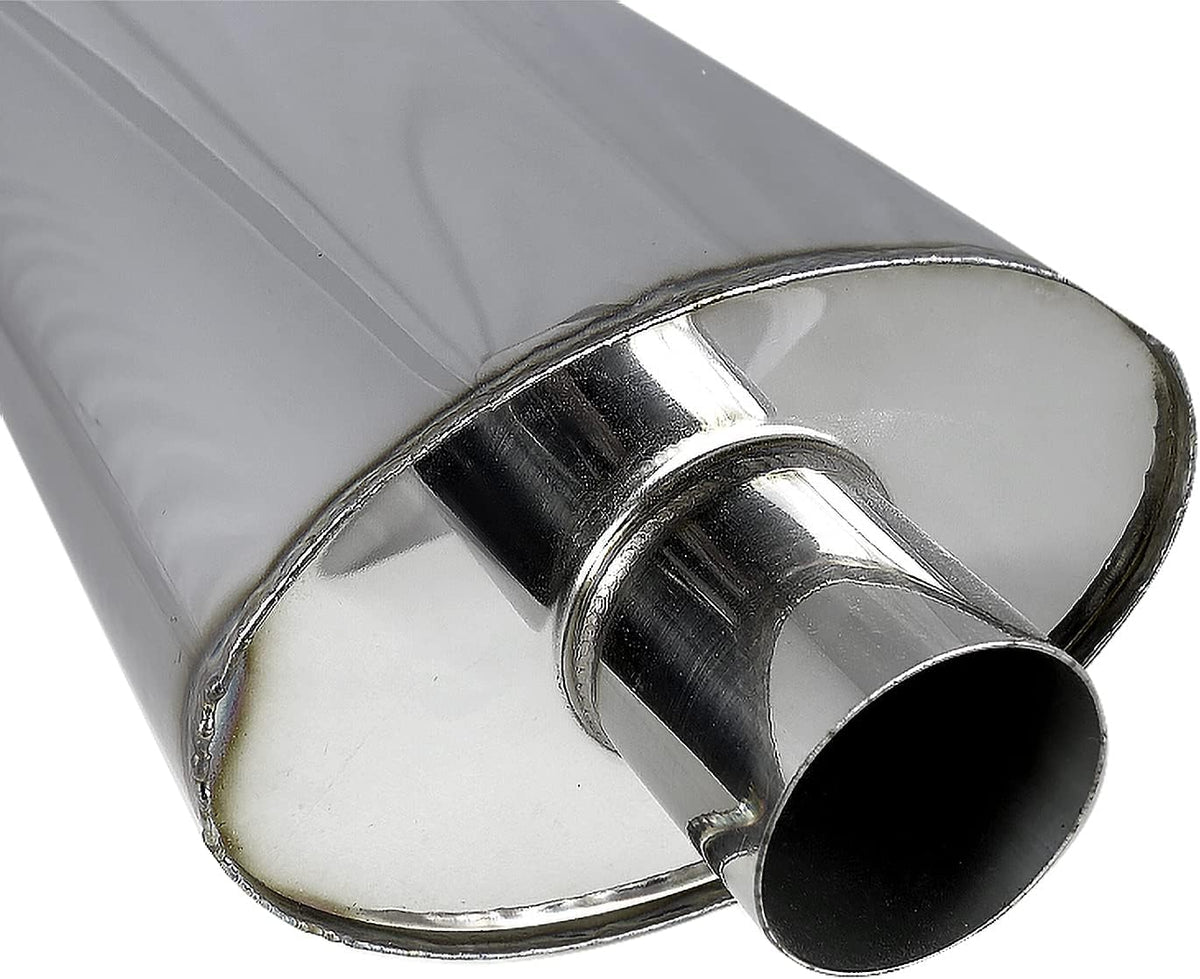 Dual 3" Titanium Exhaust Muffler Pack of 2 R497193