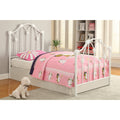 White Twin Panel Bed Q88085