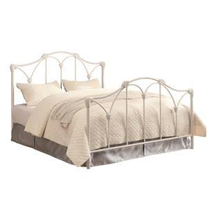 White Twin Panel Bed Q88085