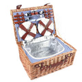 Picnic Basket Camping Essentials Outdoor Tableware Set for 4 Persons N493