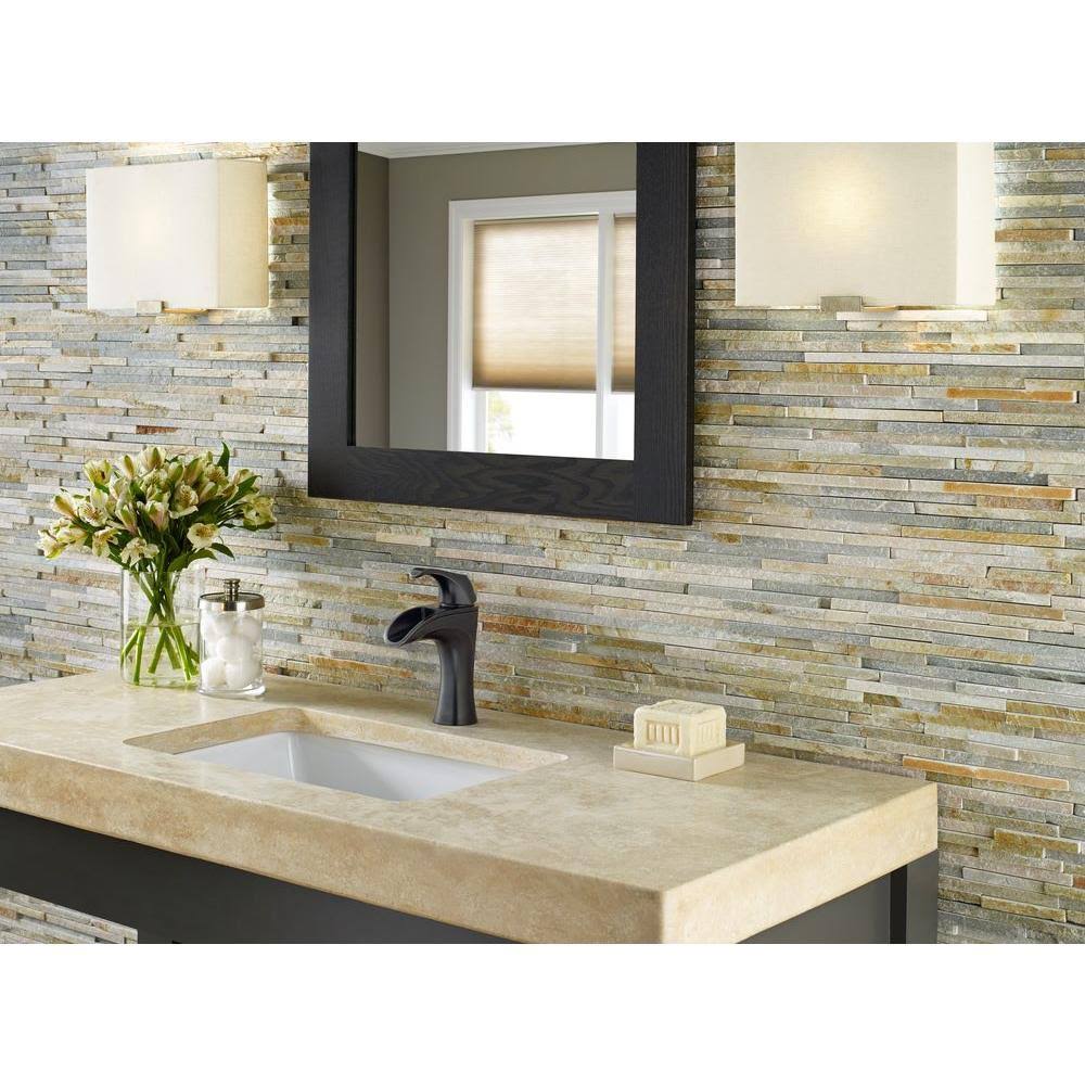 Brea 4 in. Centerset Single-Handle Bathroom Faucet in Tuscan Bronze E185901