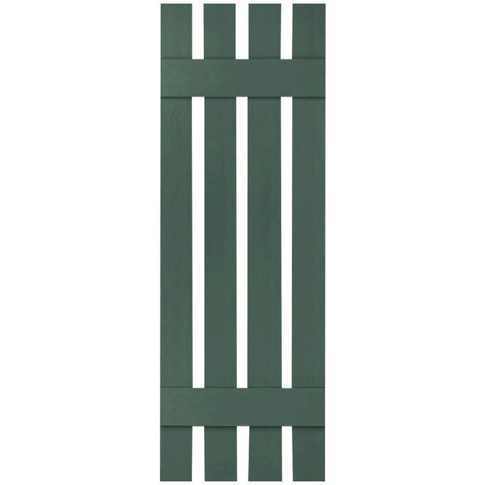 Forest Green Vinyl Board-n-Batten Shutters Z8380