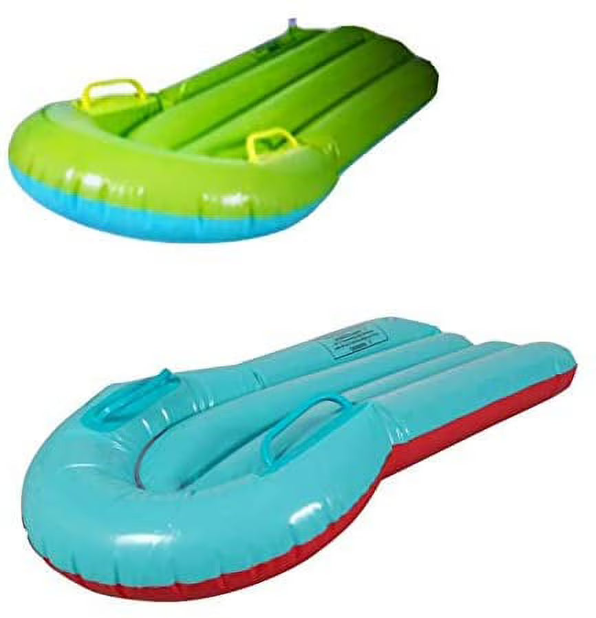 Green and Blue Swim Rings Kickboard Set of 2 L979
