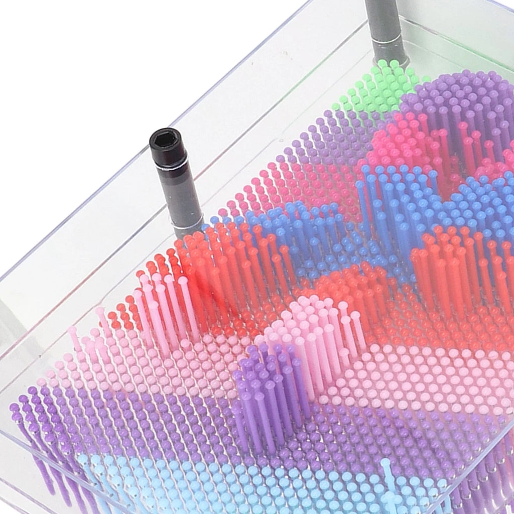 3d Pin Art Toy with Transparent Border S608