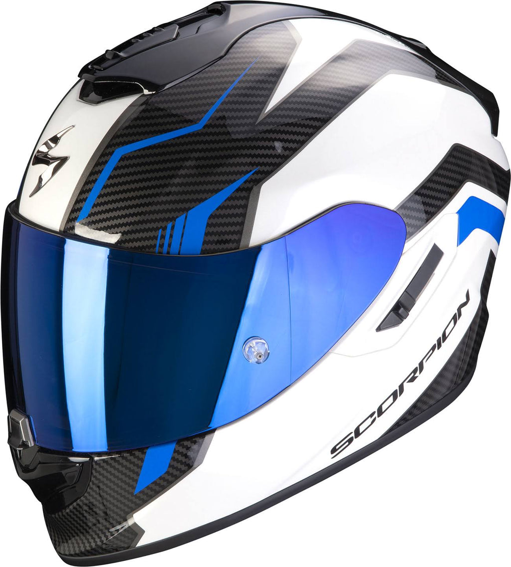 White / Blue Helmet Size S N5012