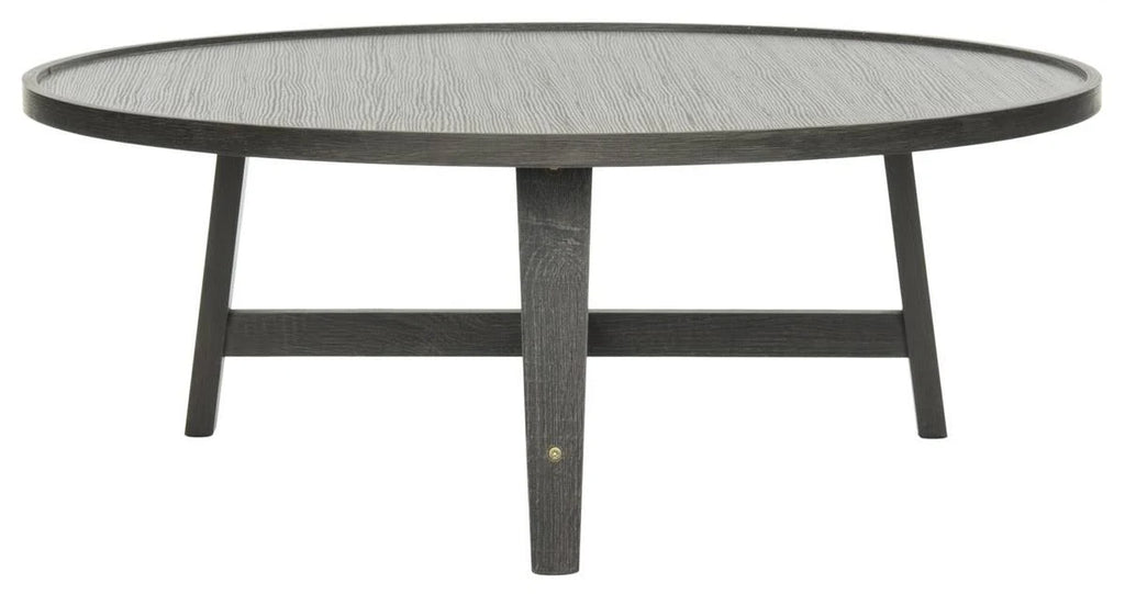 Dark Grey Retro Wood Coffee Table V82334