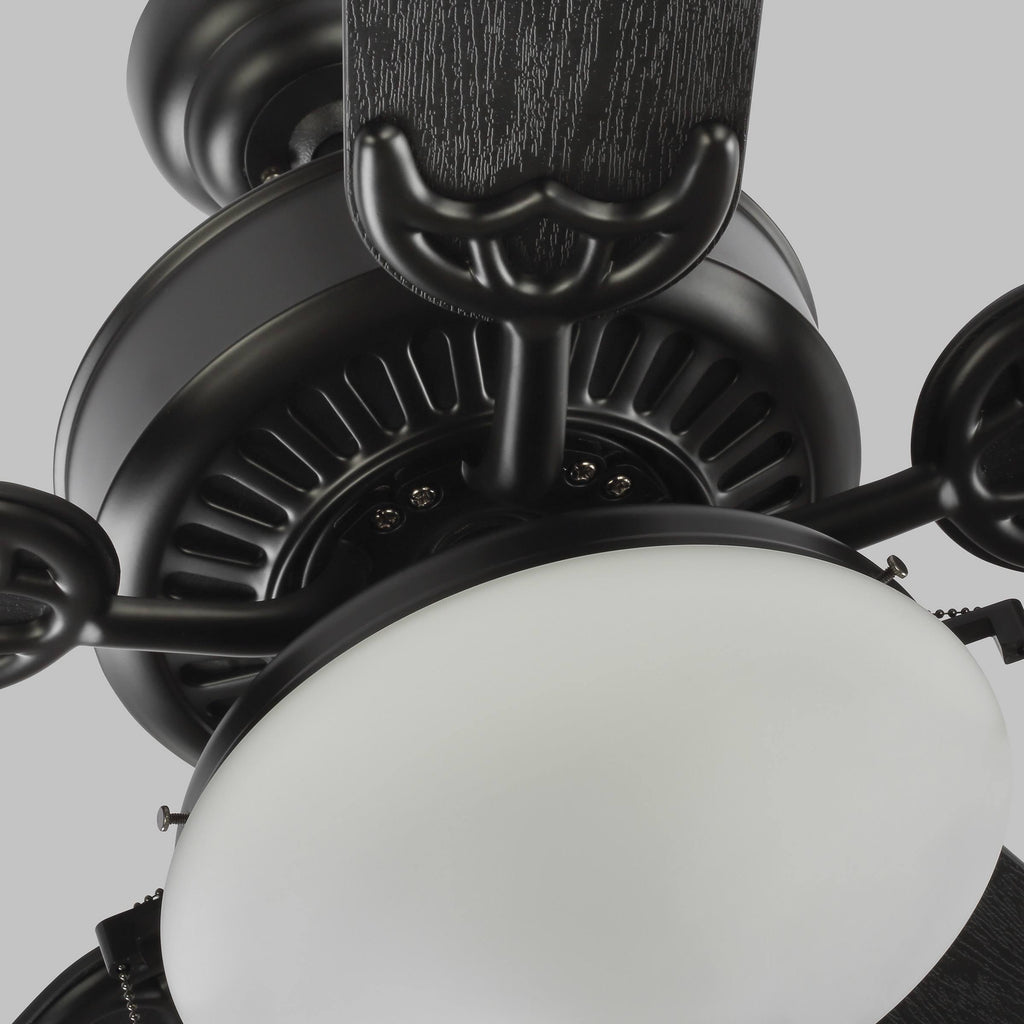 Matte Black Outdoor LED Ceiling Fan N82317