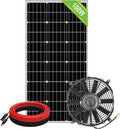 Solar Powered 50-Watt Roof Ventilation Fan Kit R576