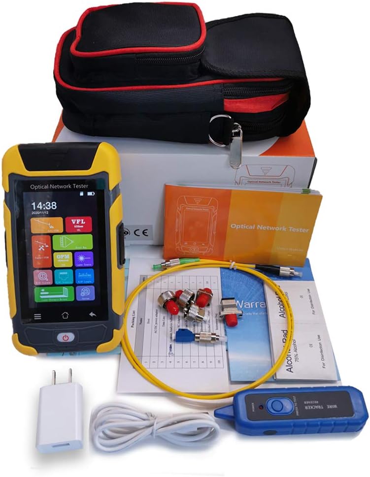 Mini-Pro OTDR 850/1300nm 22/20dB 4.3 inches Touch Screen Optical Network Tester K6898