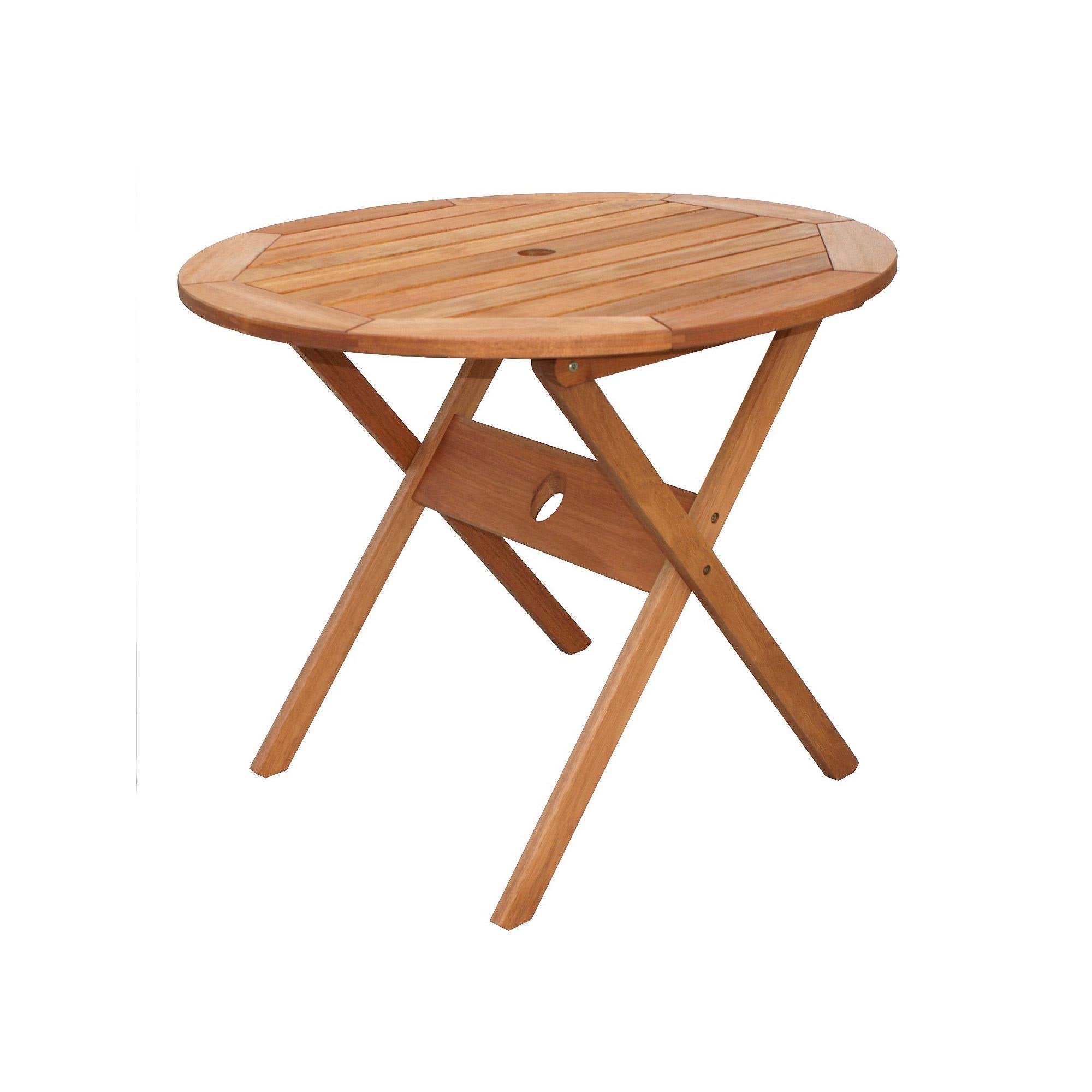 Bistro Folding Eucalyptus Table M5021