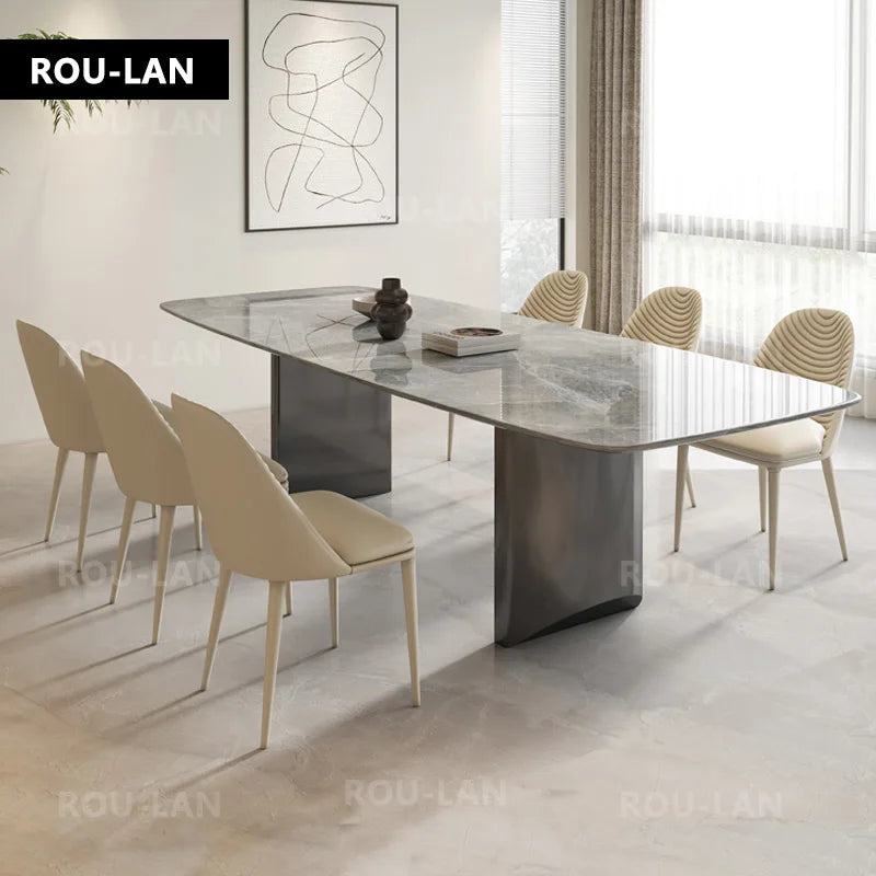 Modern Rock Slab Dining Table L88295