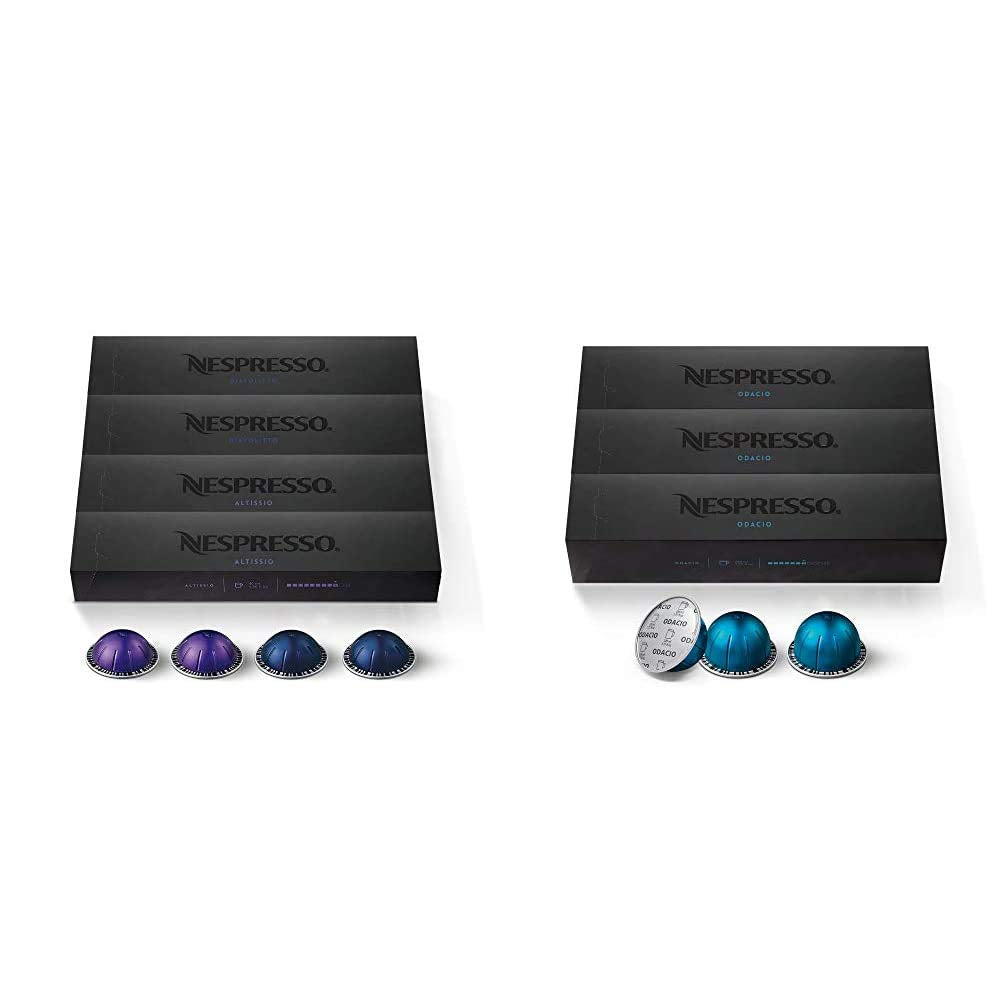 40 Count Nespresso Capsules VertuoLine Espresso and Coffee Variety Bundle M166122
