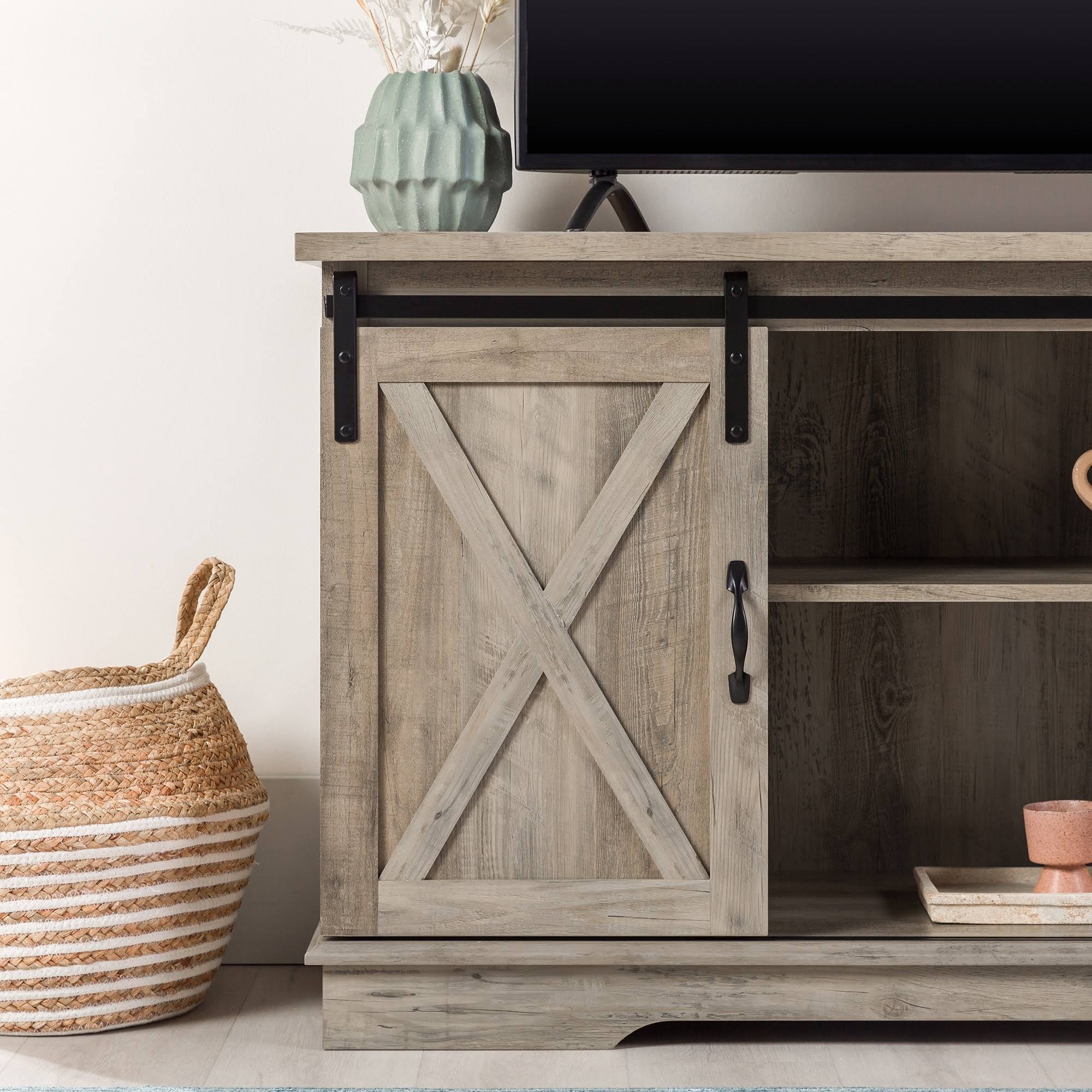 Sliding Barn Door TV Console J802072