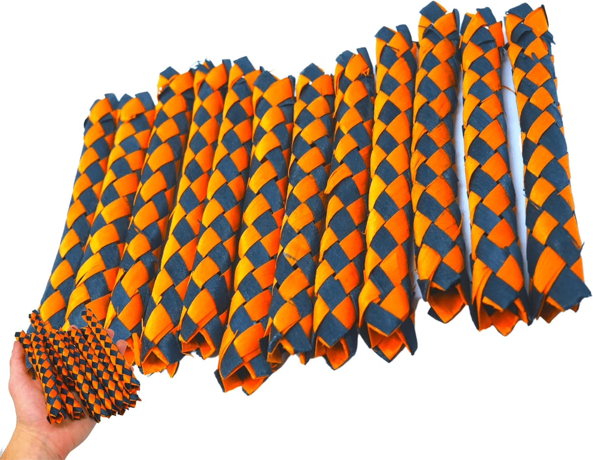 12 Finger Traps (5.50" X 0.75") Orange C550066