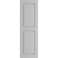15x22W x 57x22H Exterior Composite Raised Panel Shutters (Per Pair), Primed P69690