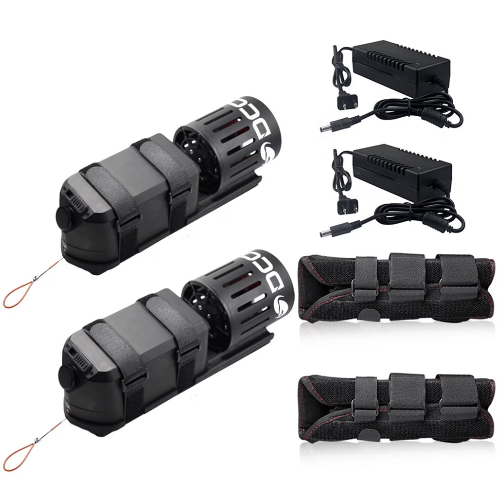 2pcs Electric Underwater Scooters 20M Waterproof C7208