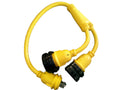 30 Amp Male to (2) 30 Amp Female Shore Power Y-Splitter A5659