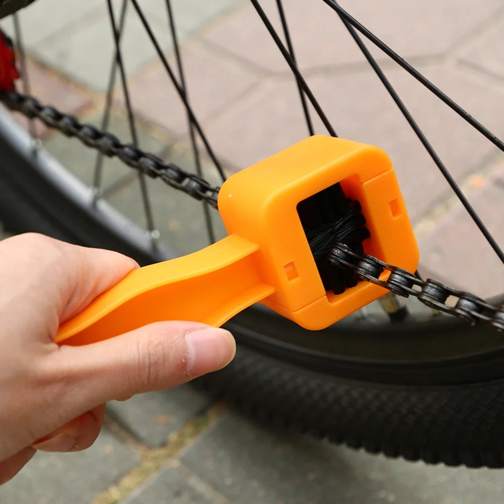 8pcs Bicycle Chain Brushes Cleaning Scrubber Repair Tool Z98439
