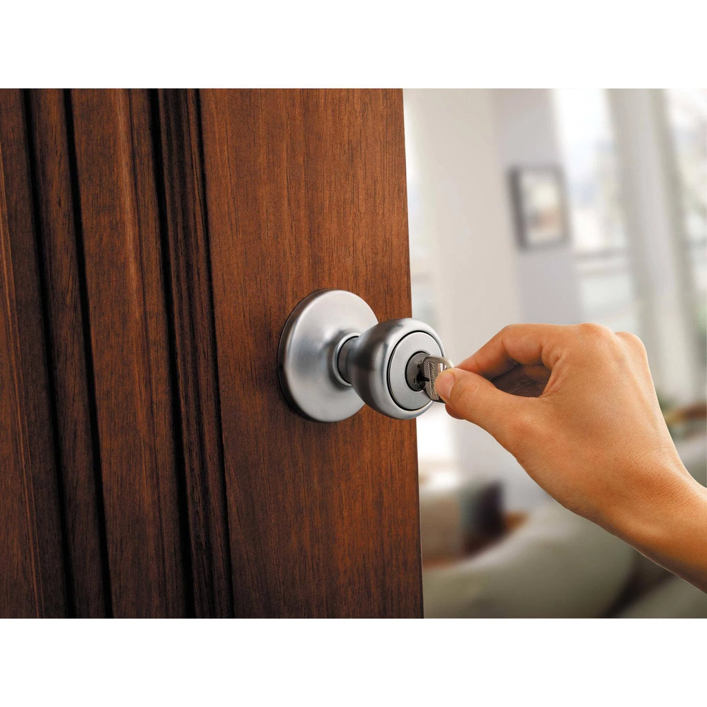 Bright Brass Entry Door Knob S65809