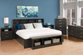 White 2 Drawer Nightstand J21043