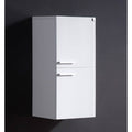 White Bathroom Linen Side Cabinet Z9912