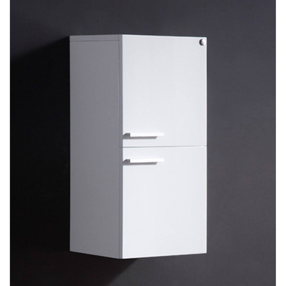 White Bathroom Linen Side Cabinet Z9912