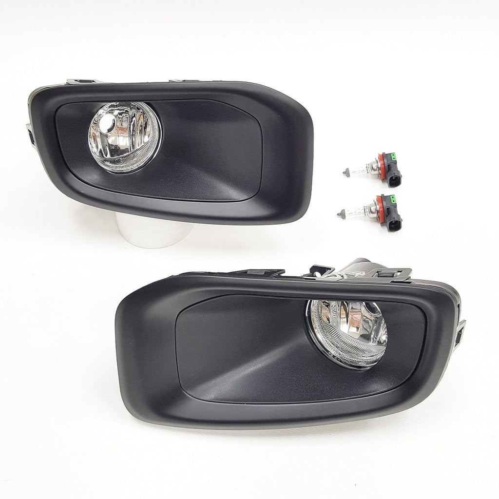 Clear Lens Fog Light Kit with Black Bezel Bulbs T346600