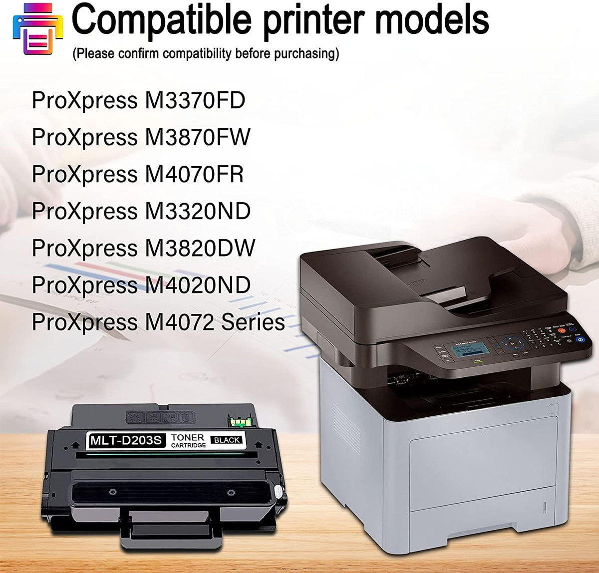 Black Compatible Toner Cartridge W19815