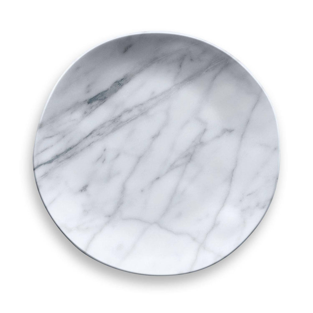 Carrara Marble Melamine Dinner Plate, Set of 6 Y21350