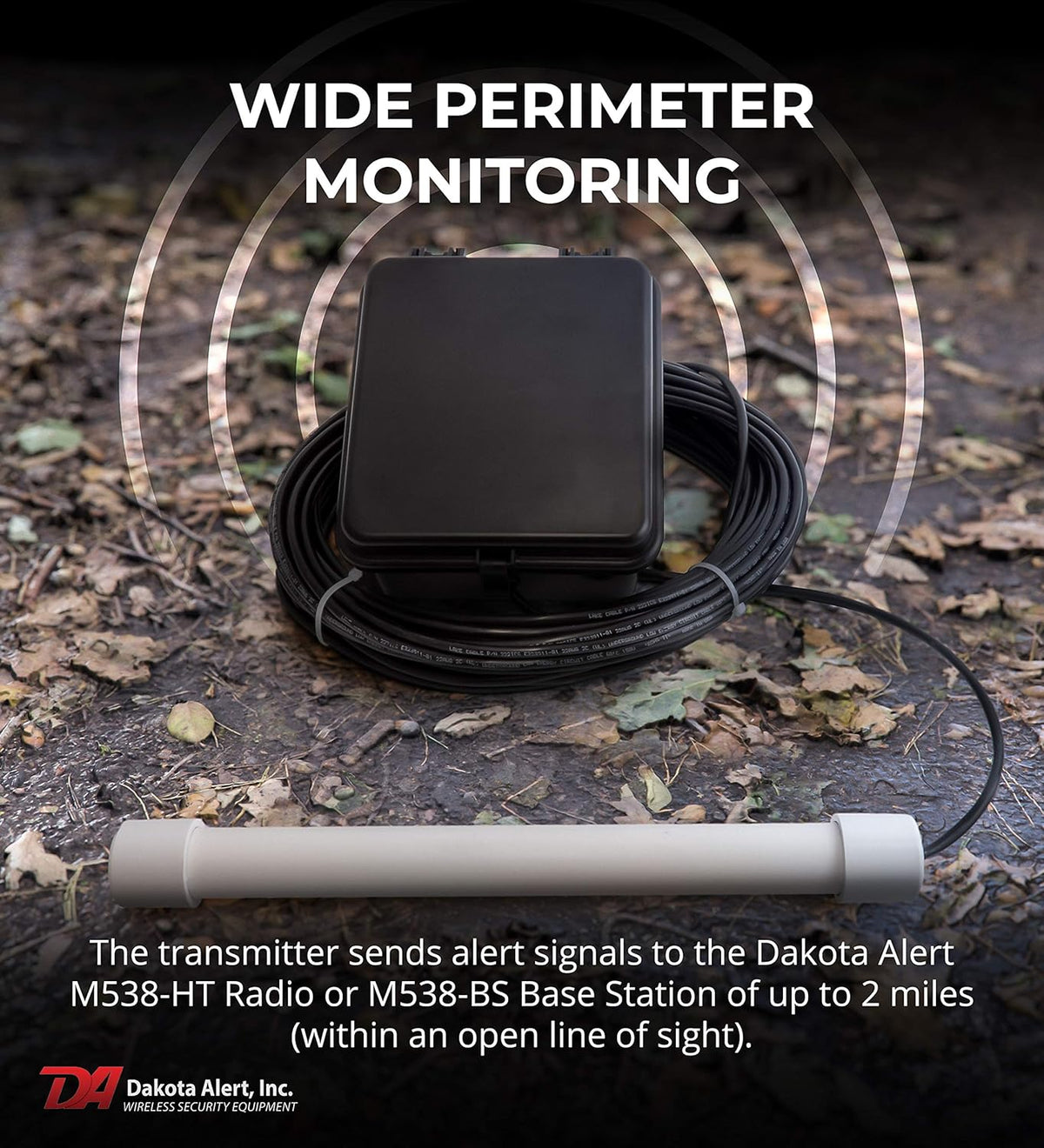MURS Alert Probe Sensor Metal Detecting Wireless Transmitter with 50-FT Direct Burial Cable C970429