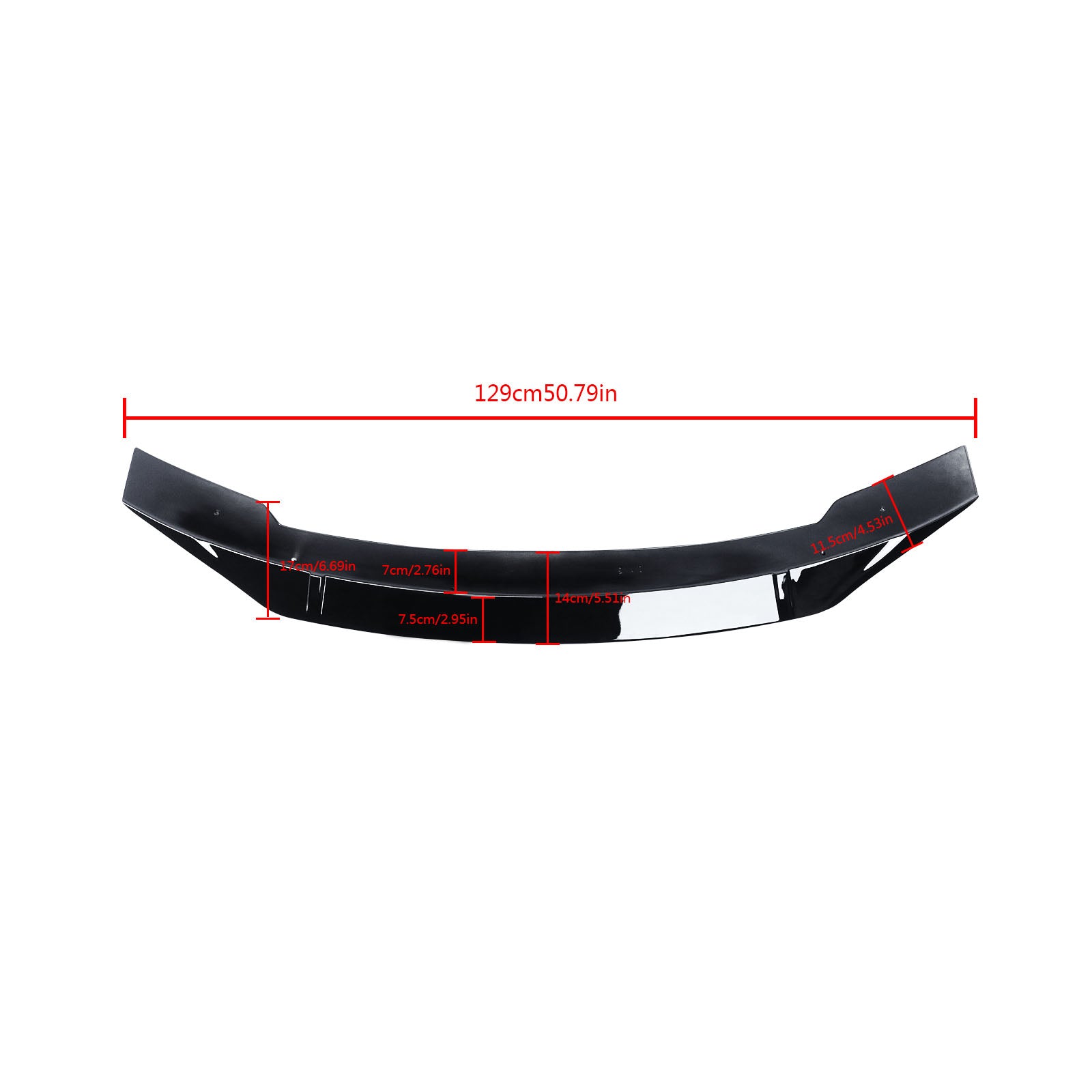 Gloss Black Rear Spoiler X3702
