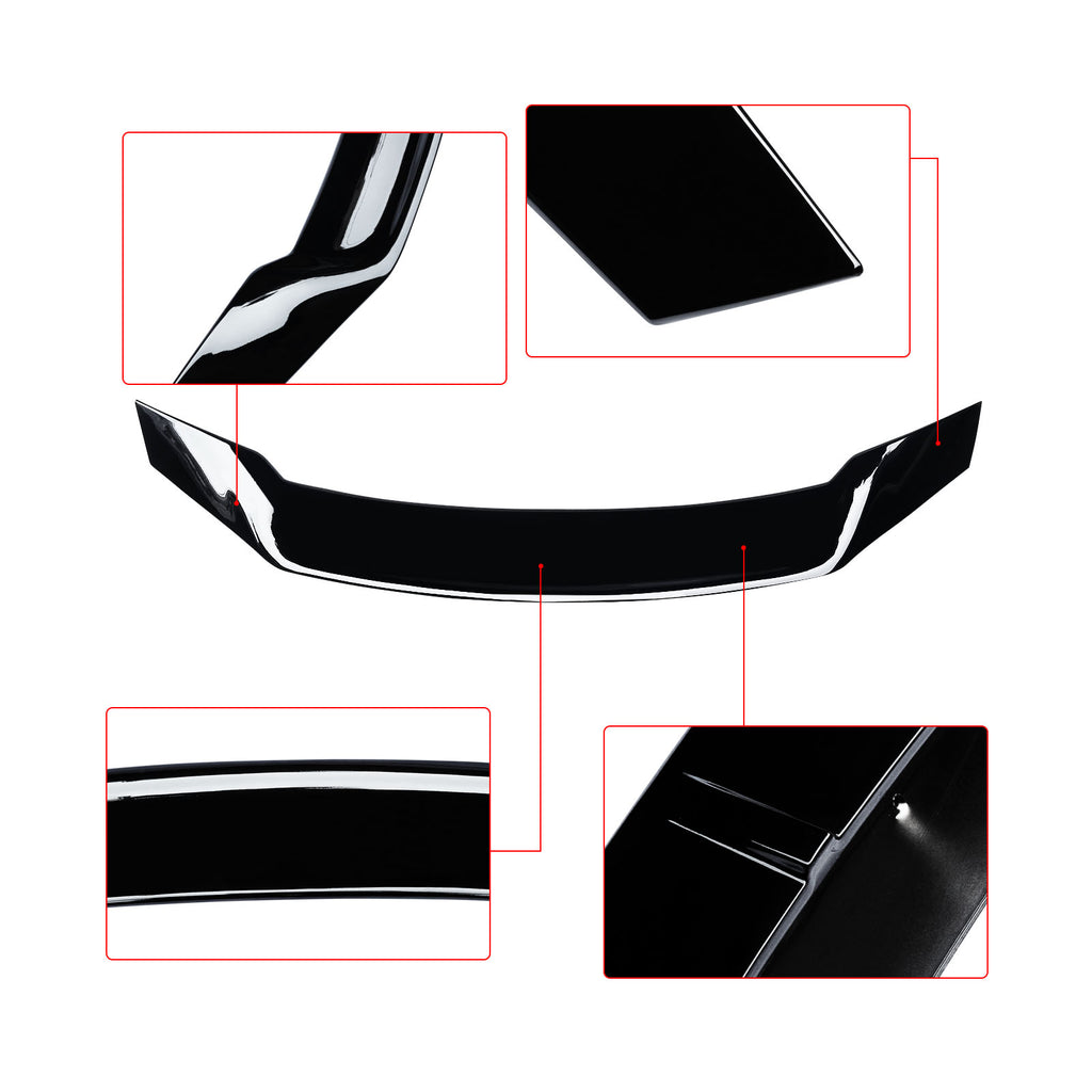 Gloss Black Rear Spoiler X3702