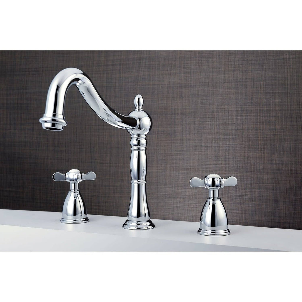 Chrome Roman Tub Filler with Cross Handle N503