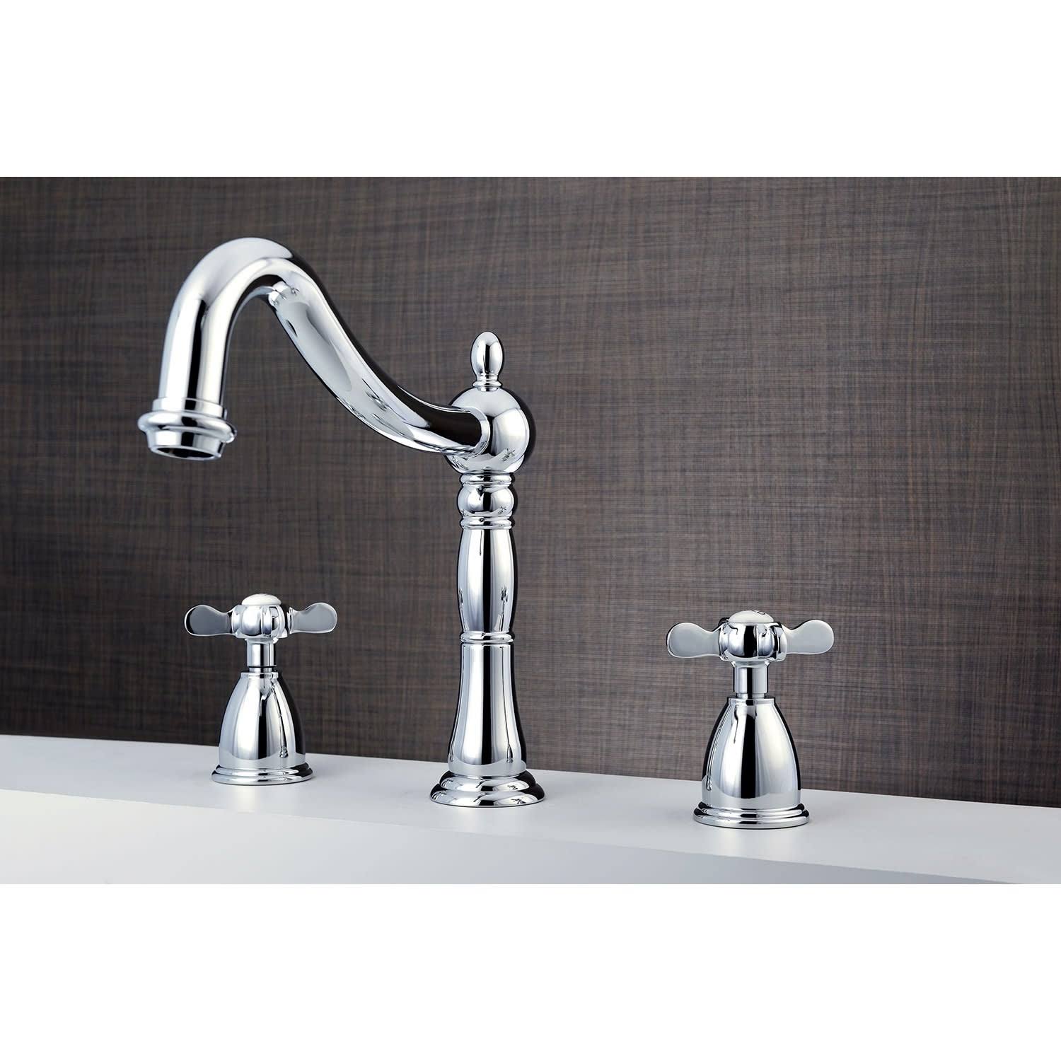 Chrome Roman Tub Filler with Cross Handle N503