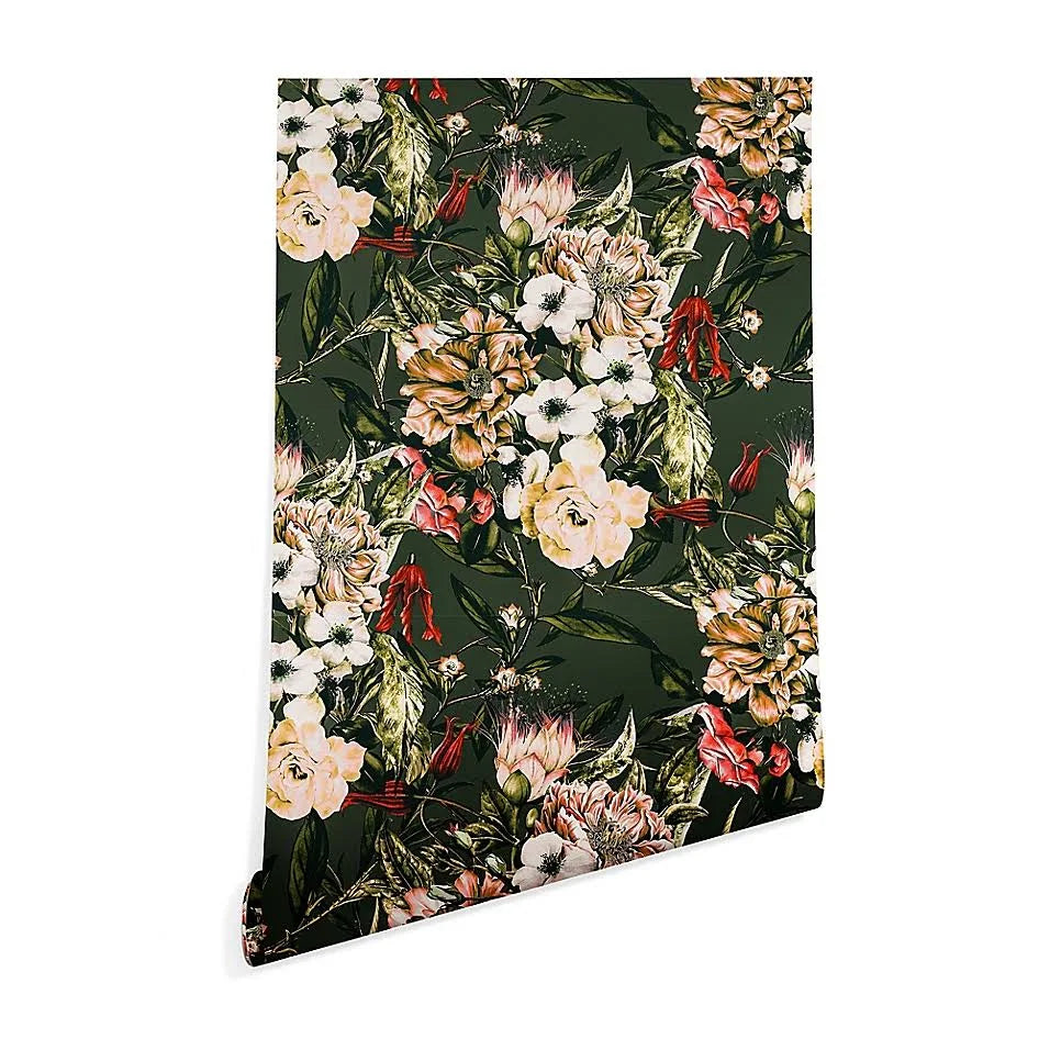 Green Peel and Stick Wallpaper Z581469
