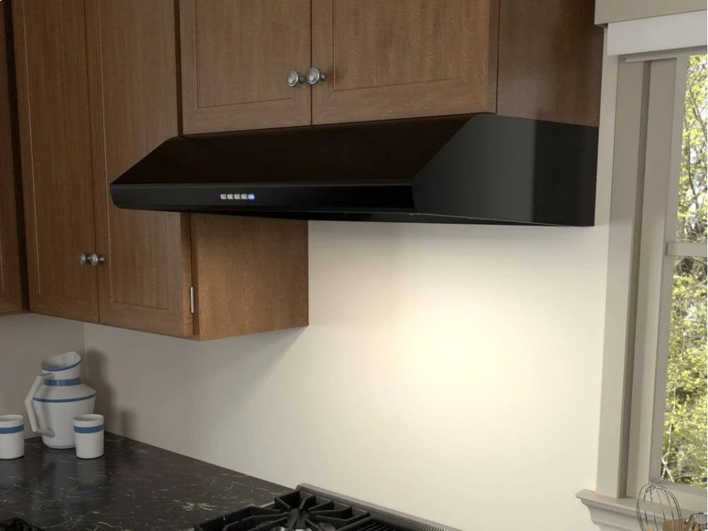 White 695 CFM Range Hood B734