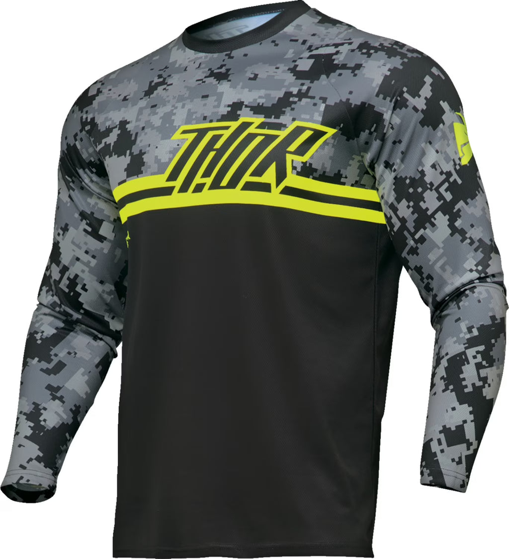 Black/Camo MX Offroad Jersey J976