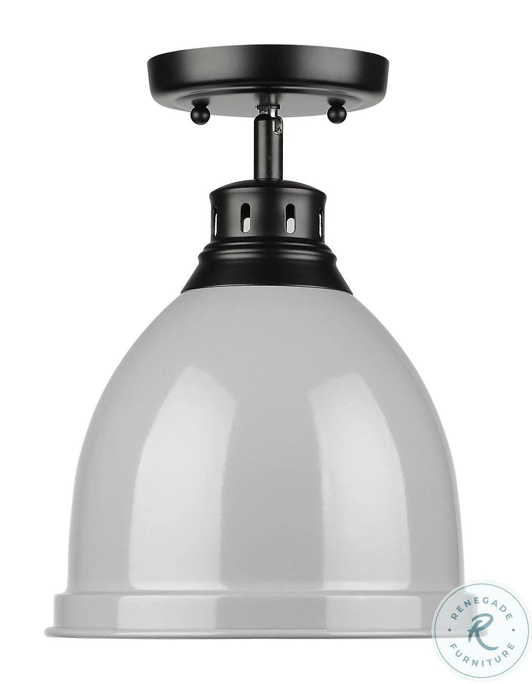 Black Flush Mount N837