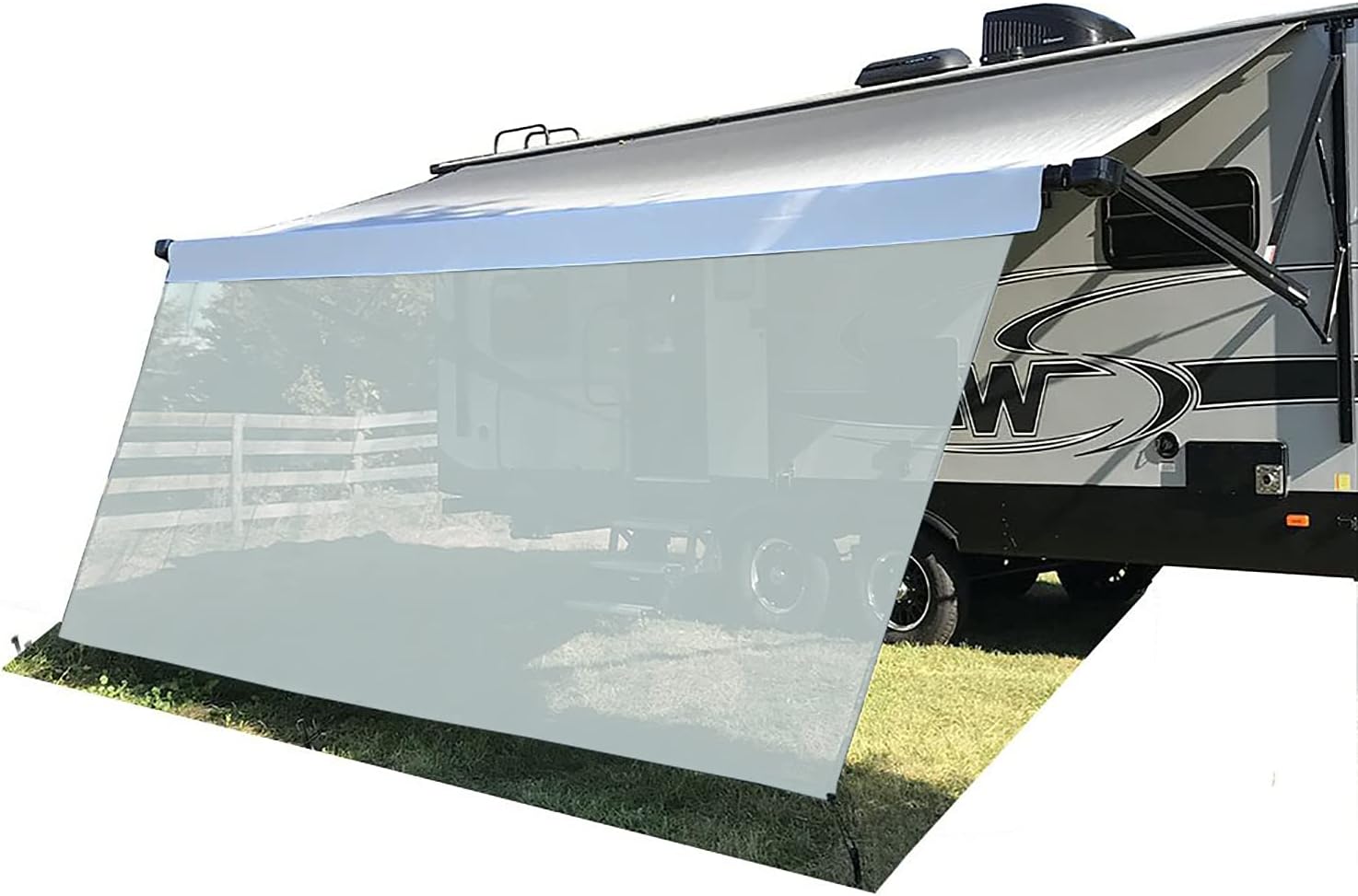 Brown Mesh Sun Shade 6'X13'3'' Canopy L292