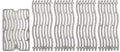 Three Cast Stainless Steel Cooking Grids H1357