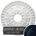 18x22OD x 3 1/2x22ID x 1 3/8x22P Hand-Painted Ceiling Medallion I9893