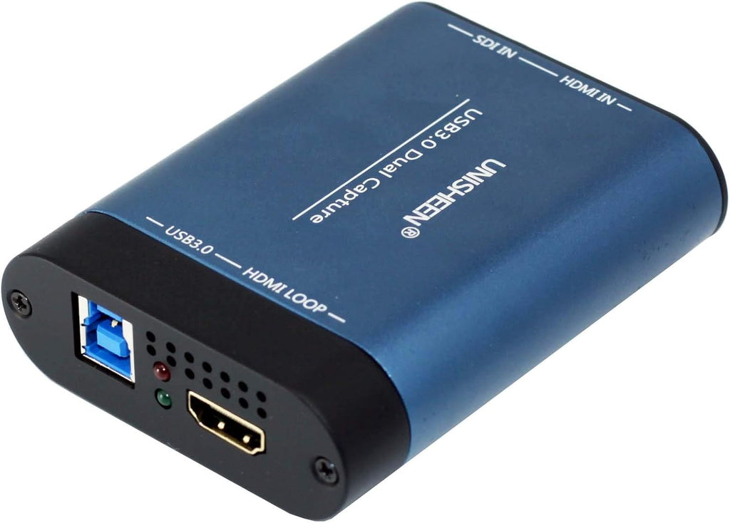 USB 3.0 HDMI SDI Dual Input Capture Card Video Grabber Converter M824345